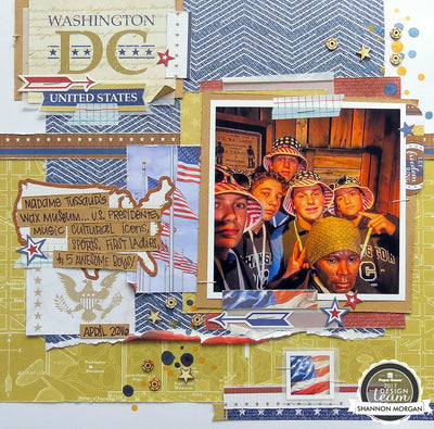 Let Freedom Ring Scrapbook Page, DC Style!