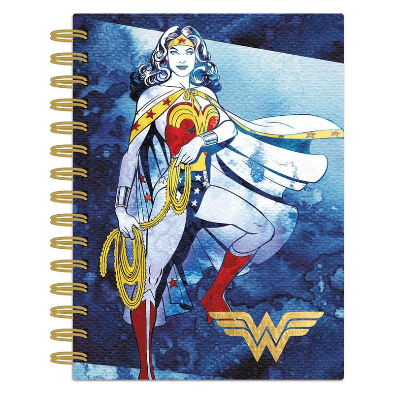 Spiral Journal Notebook - Wonder Woman Watercolor