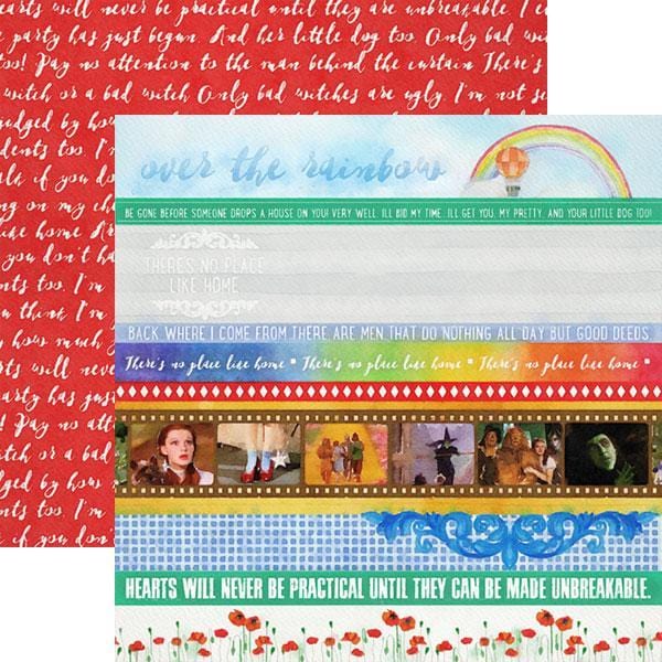 Wizard of Oz Borders Double-Sided Paper