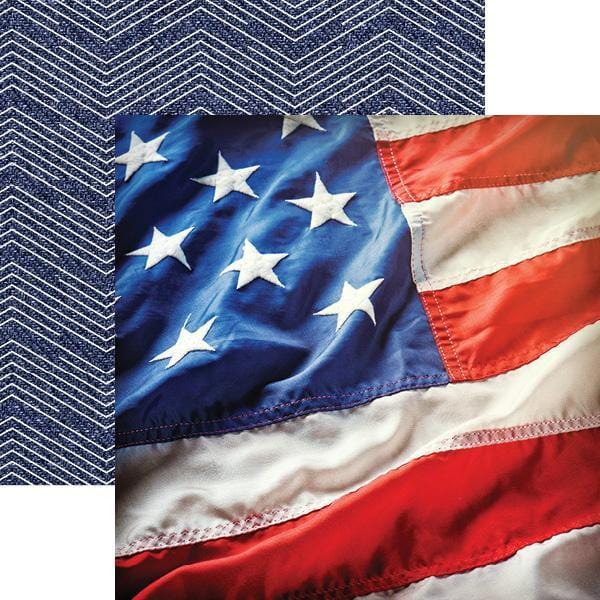 Stars and Stripes Double-Sided Paper