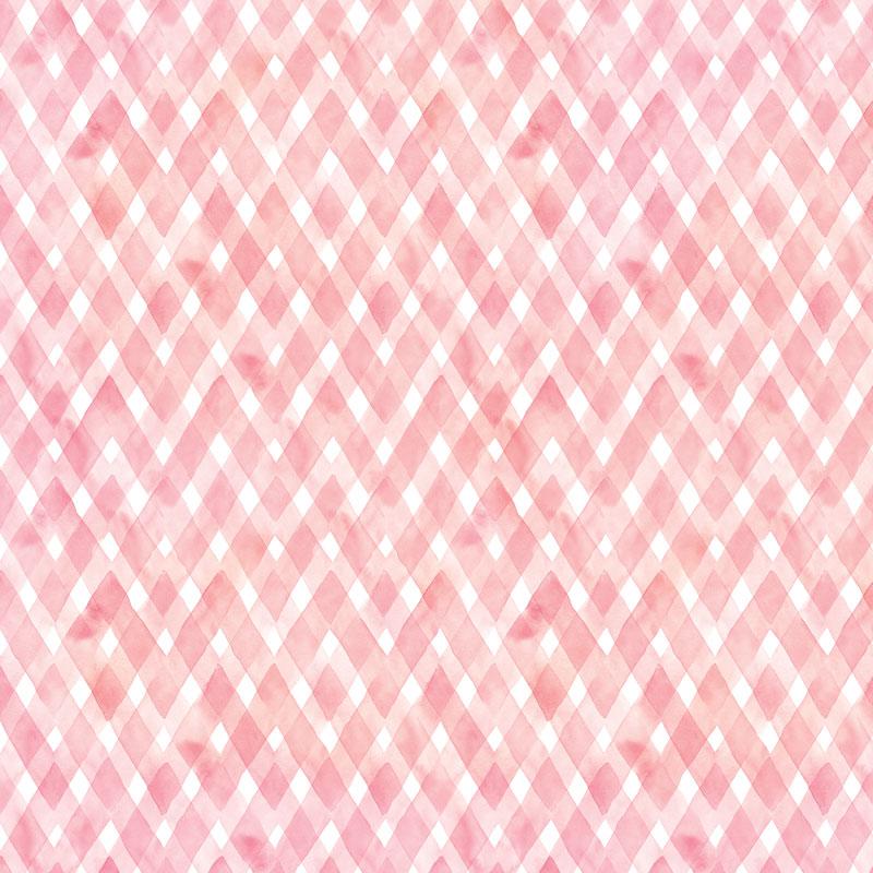 scrapbook paper image features a pink plaid watercolor pattern.
