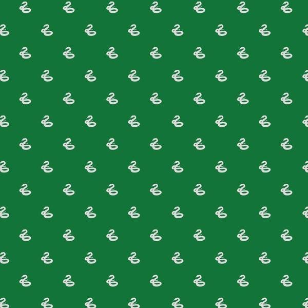Harry Potter scrapbook paper featuring a green pattern of the Slytherin mascot.