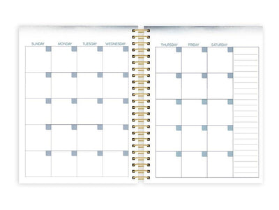 Celestial weekly planner image featuring a monthly spread.