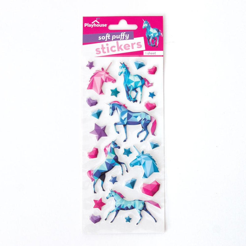 Puffy Stickers - Unicorns