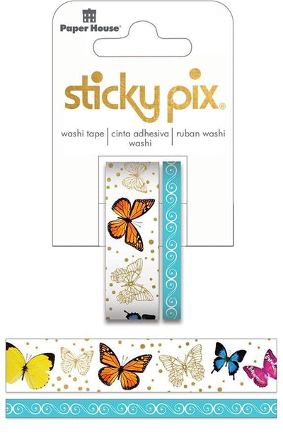 butterflies washi tape set