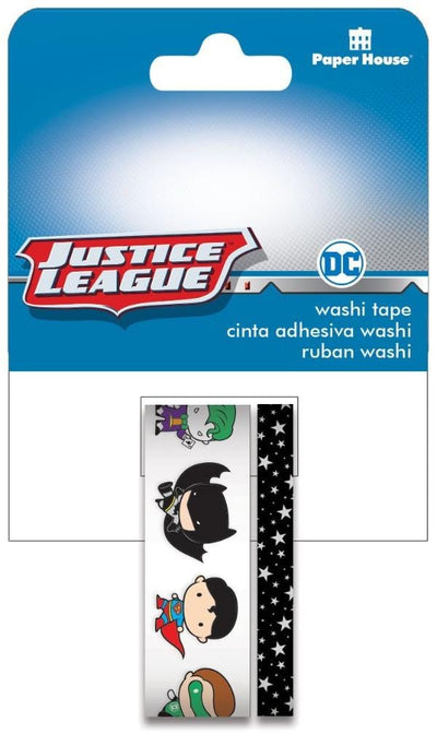 Justice League ™ chibi characters washi tape set
