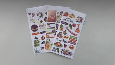 Planner Stickers - Sep/Nov Autumn Air