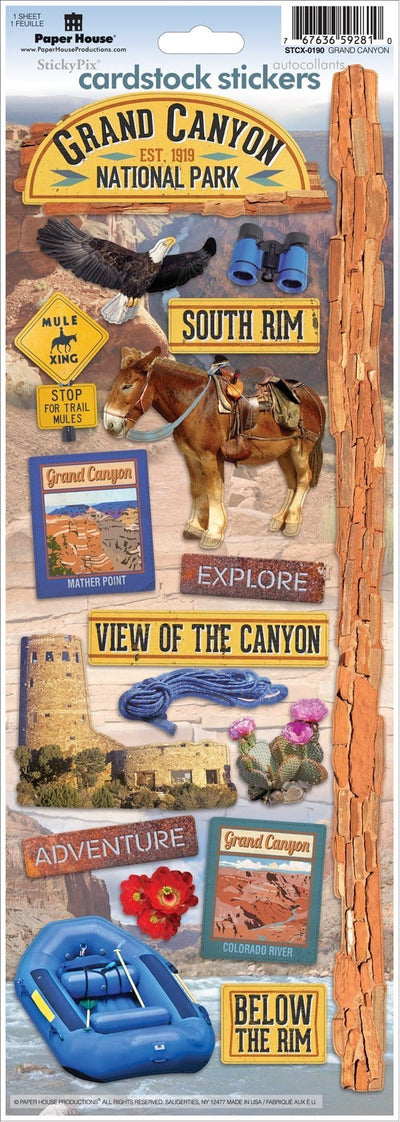 Grand Canyon Cardstock Stickers