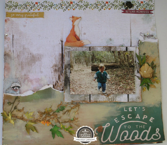 Autumn Scrapbook Page