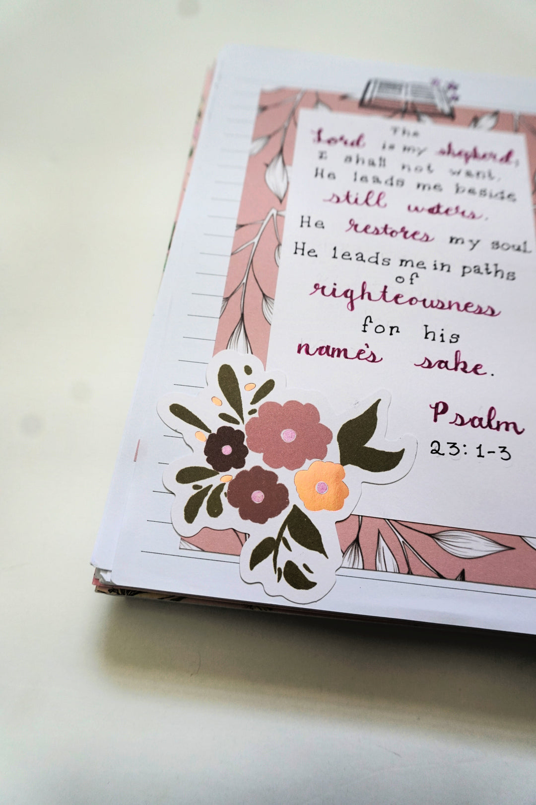 Holiday Bible Journaling