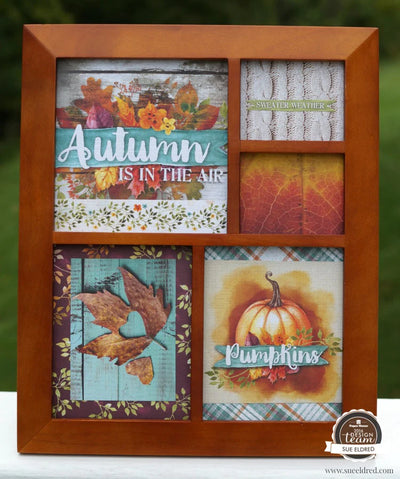 Autumn Woods Pop-Up card and Collage