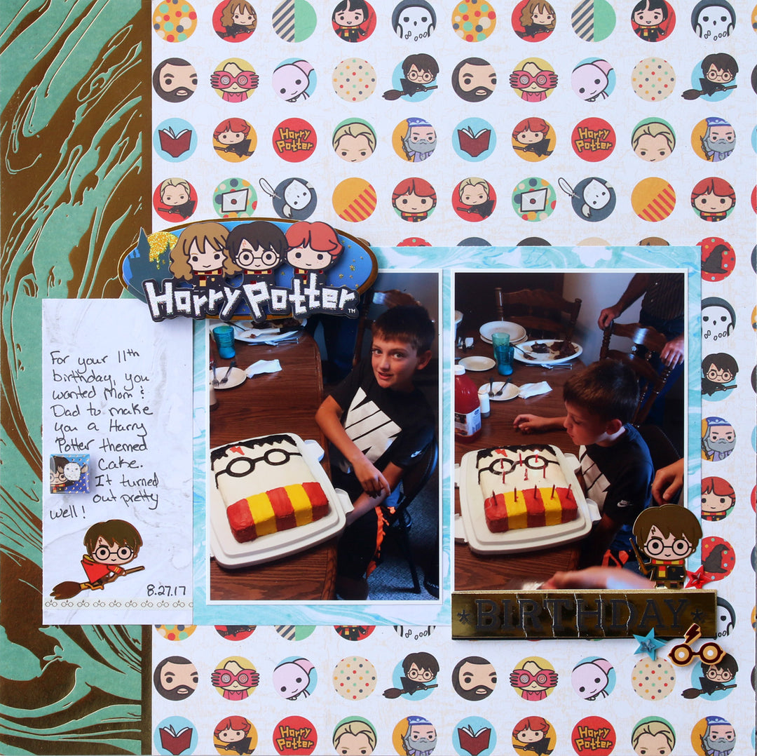 Harry Potter Birthday Layout