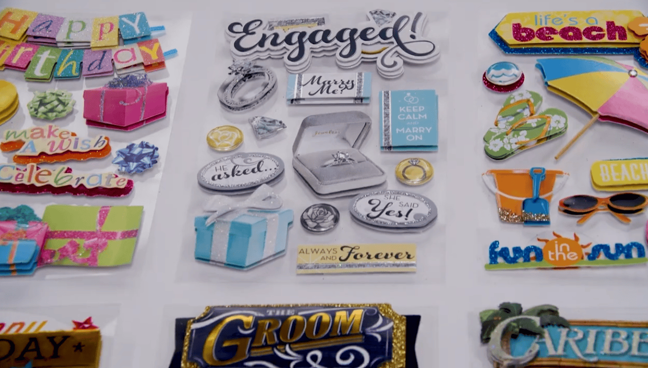 3D Stickers for Scrapbooking