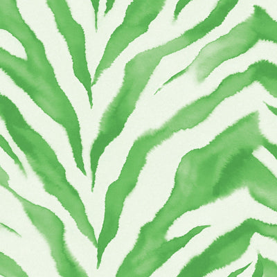 Green Watercolor Zebra & Python Print 12 x 12 Paper