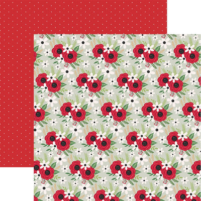 It's Christmas Time  Pattern 12 x 12 Scrapbook Paper Set