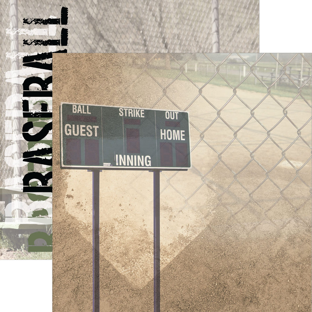 Baseball 12 x 12  Paper Assortment