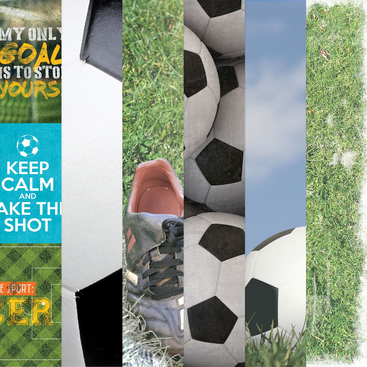 Soccer 12 x 12  Paper Assortment