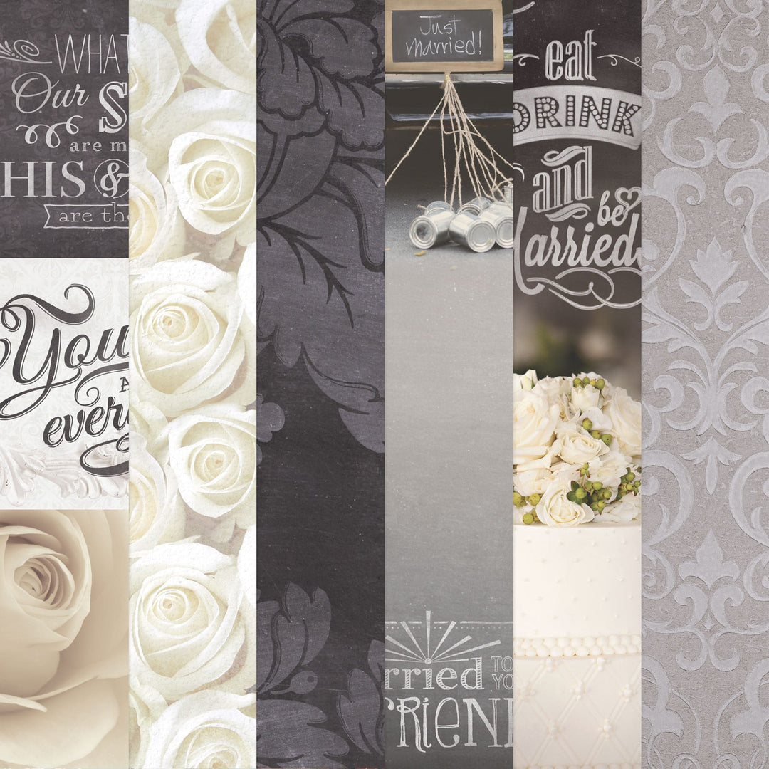 Wedding 12 x 12  Paper Assortment