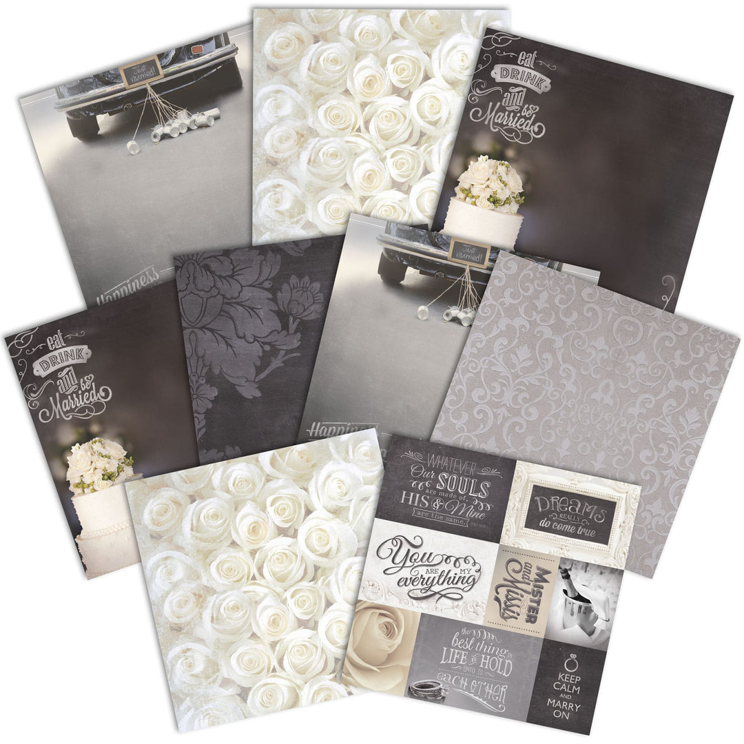 Wedding 12 x 12  Paper Assortment