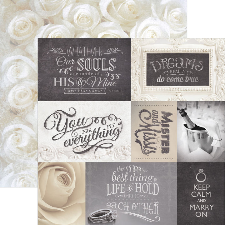 Wedding 12 x 12  Paper Assortment