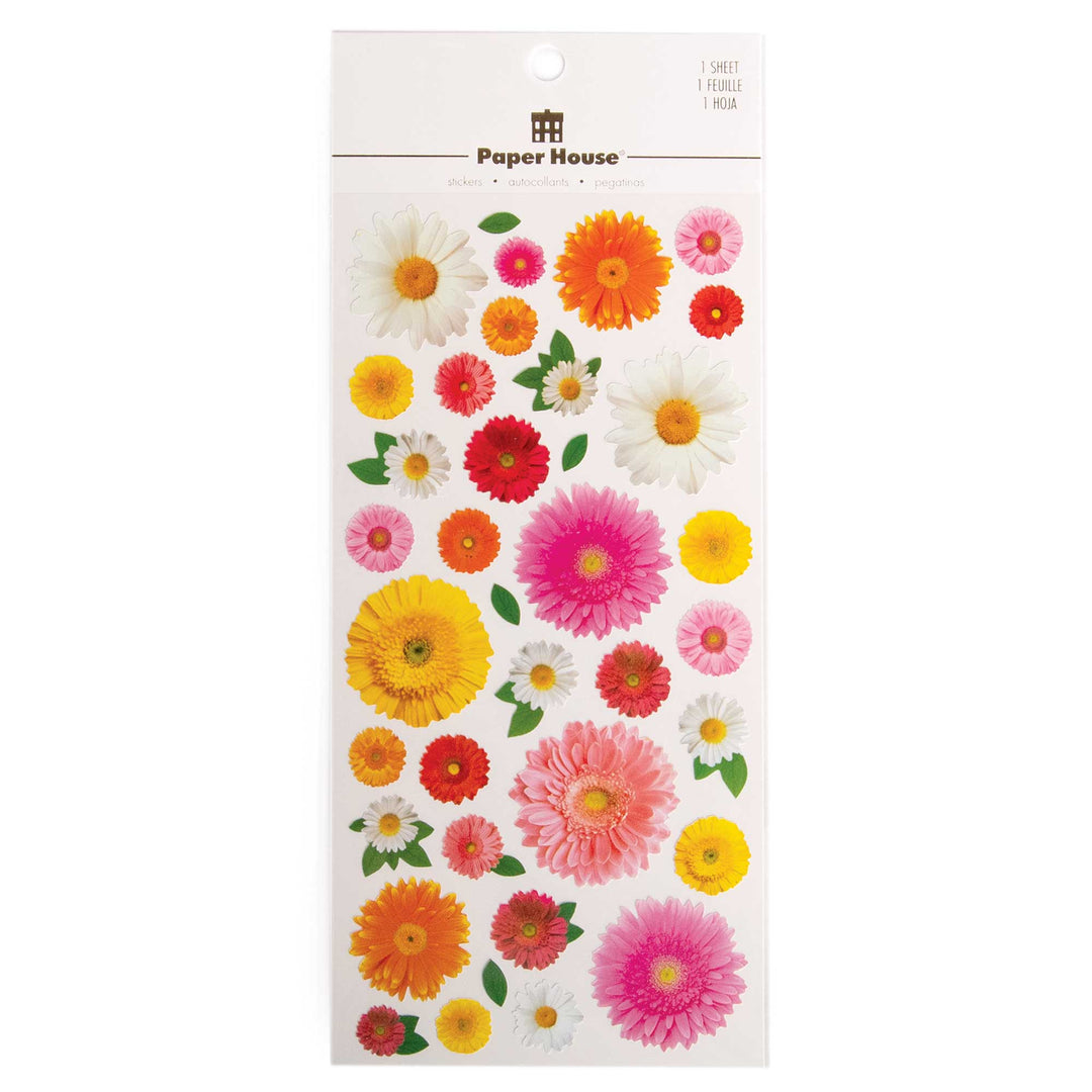 Decorative Stickers - Gerbera Daisies
