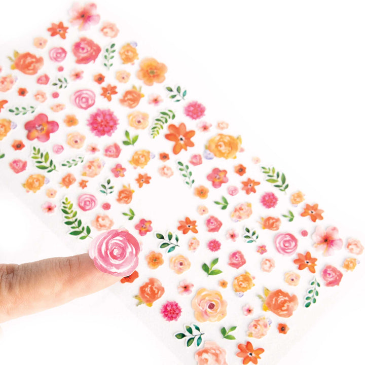 Decorative Stickers - Pink Flowers