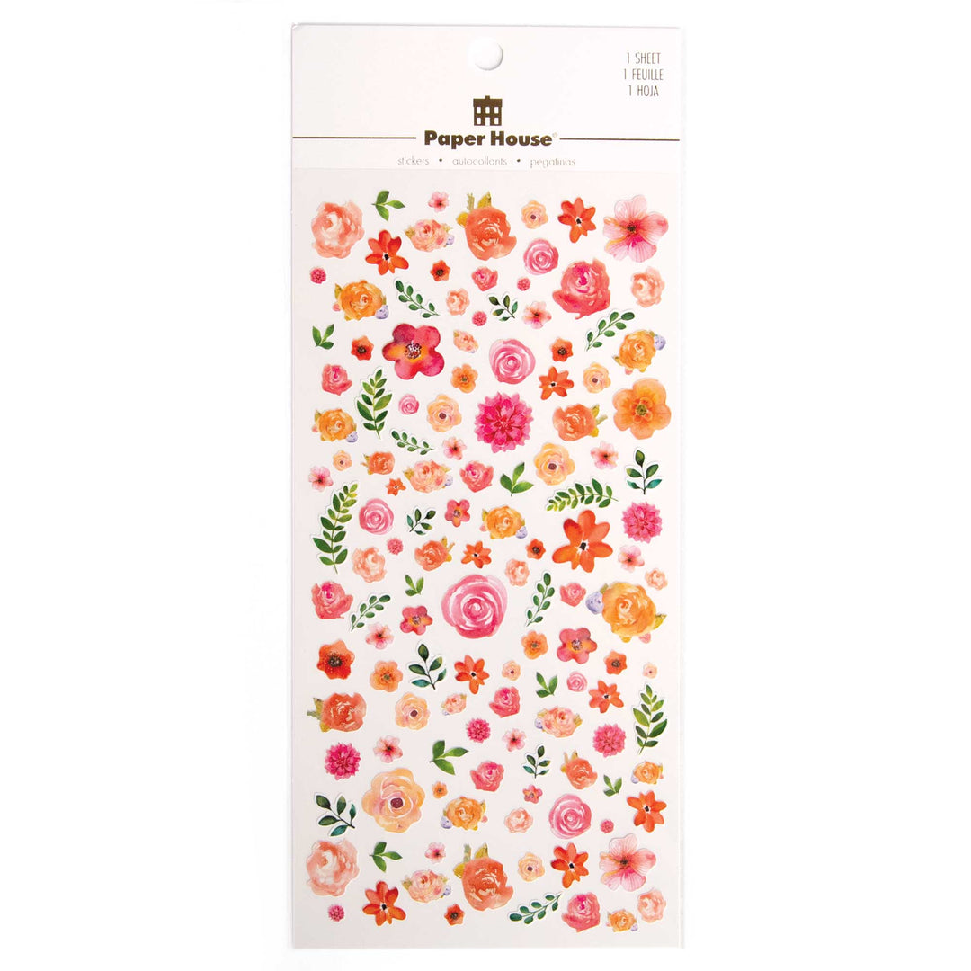 Decorative Stickers - Pink Flowers