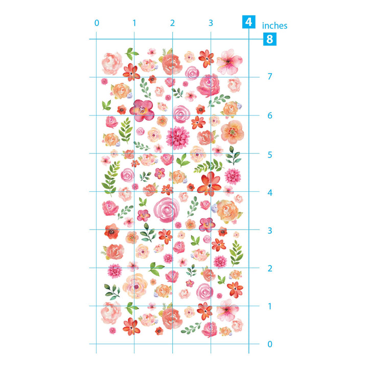Decorative Stickers - Pink Flowers