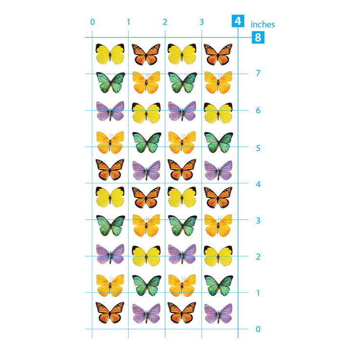 Decorative Stickers - Butterflies - Small