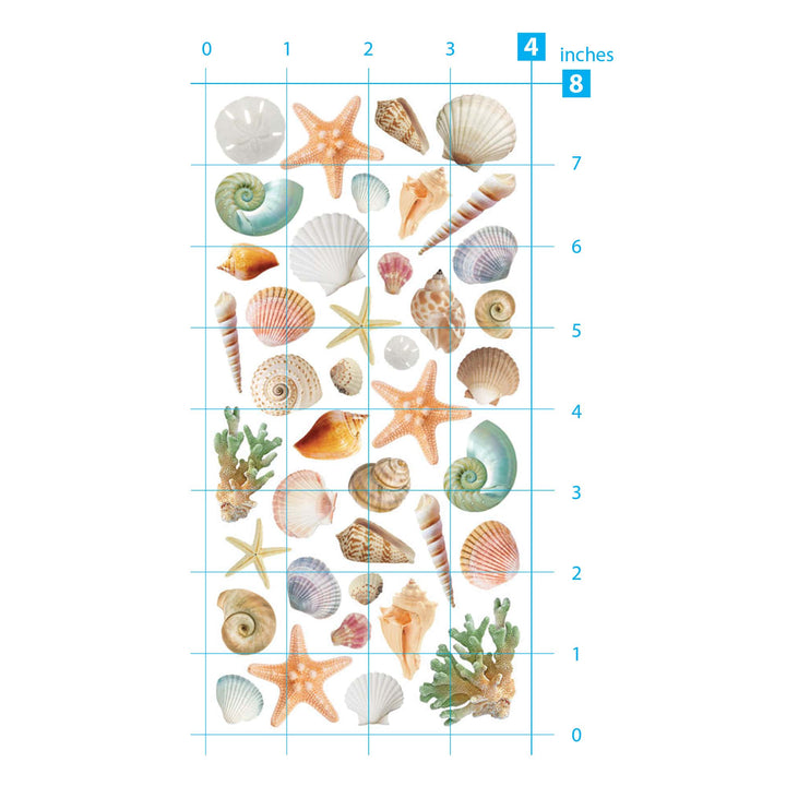 Decorative Stickers - Shells