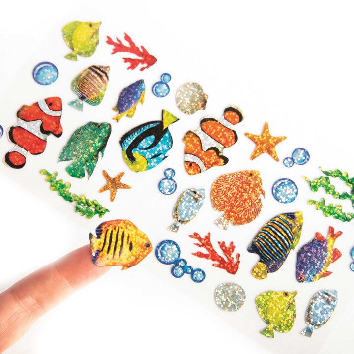 Decorative Stickers - Holographic Foil Tropical Fish