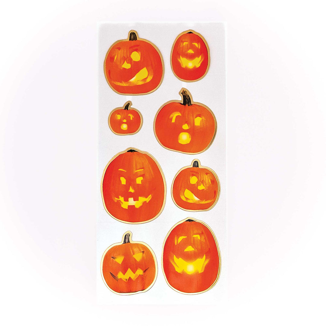 Foil Scrapbook Stickers - Jack O&