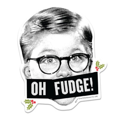 A Christmas Story - Oh Fudge Vinyl Sticker