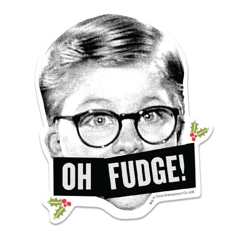 A Christmas Story - Oh Fudge Vinyl Sticker