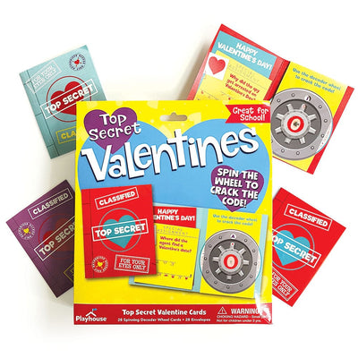 Valentine Cards Set - Top Secret Decoder