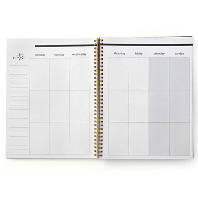 Books & Flowers 12 Month Undated Planner