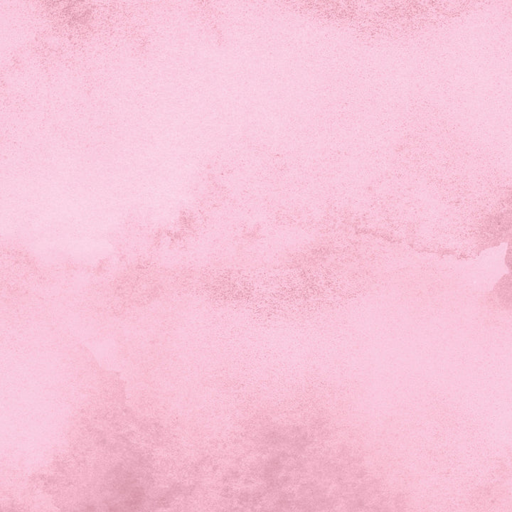 P-2370E - Pink  Watercolor Hearts 12 x 12 Paper - Soft pink textured watercolor background with subtle wash effects and mottled patterns throughout