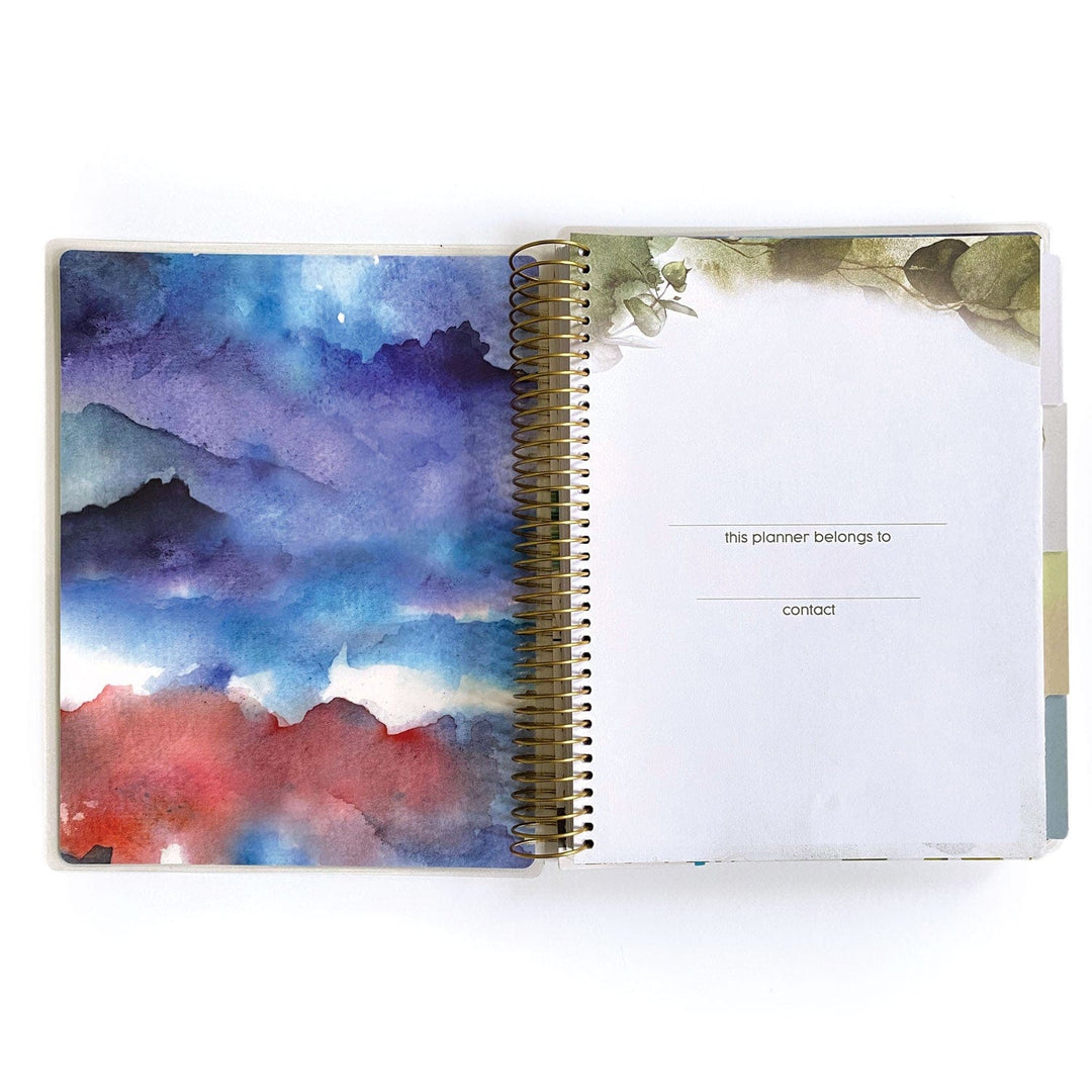 Weekly Planner - Green Leaves