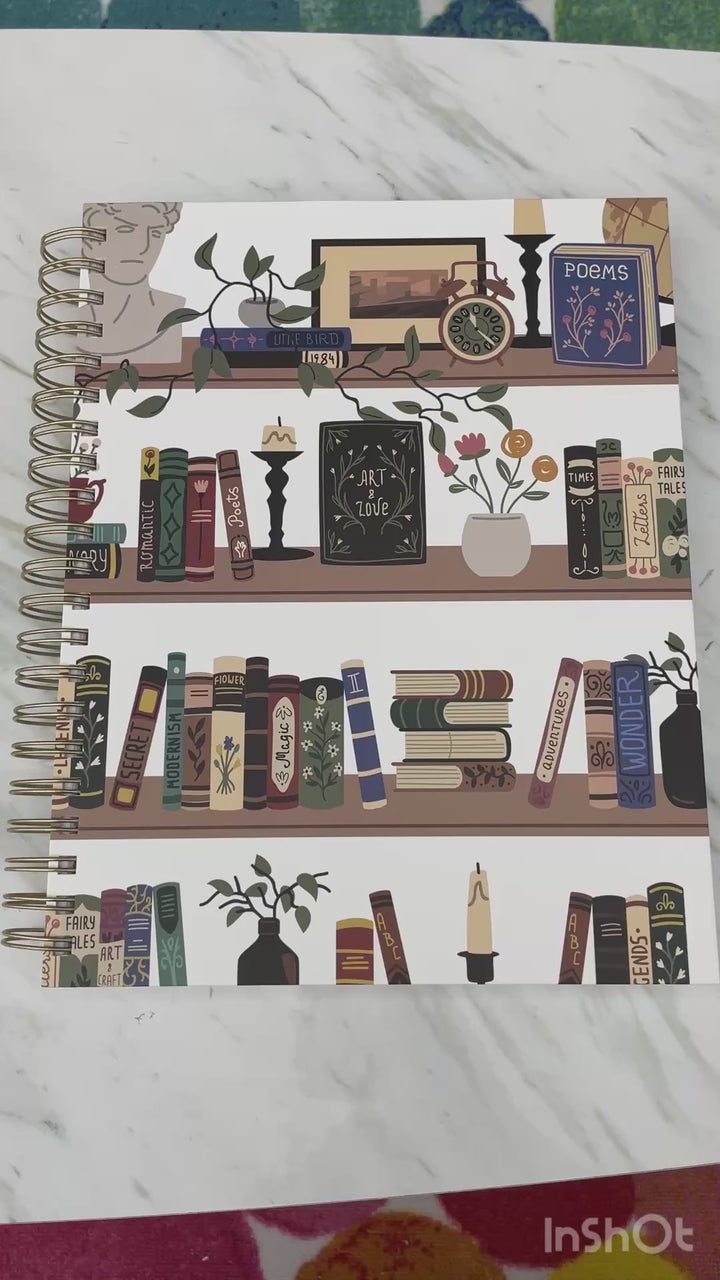 Book Shelves Sketchbook
