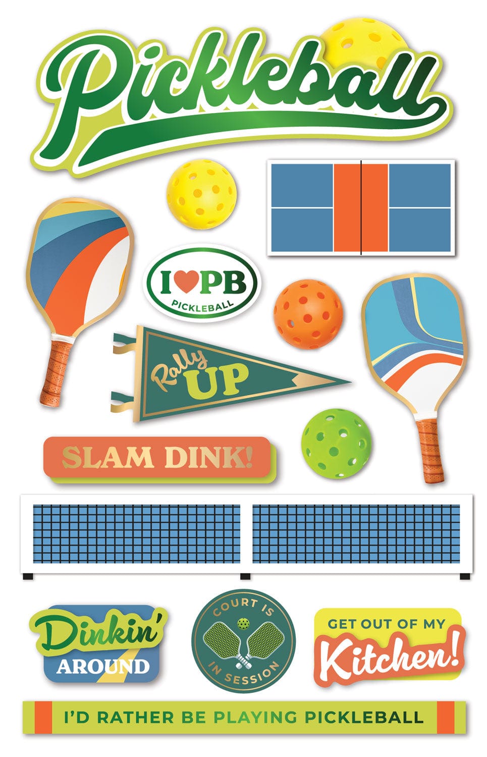 3D Stickers for Scrapbooking