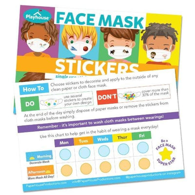 face mask stickers- sports
