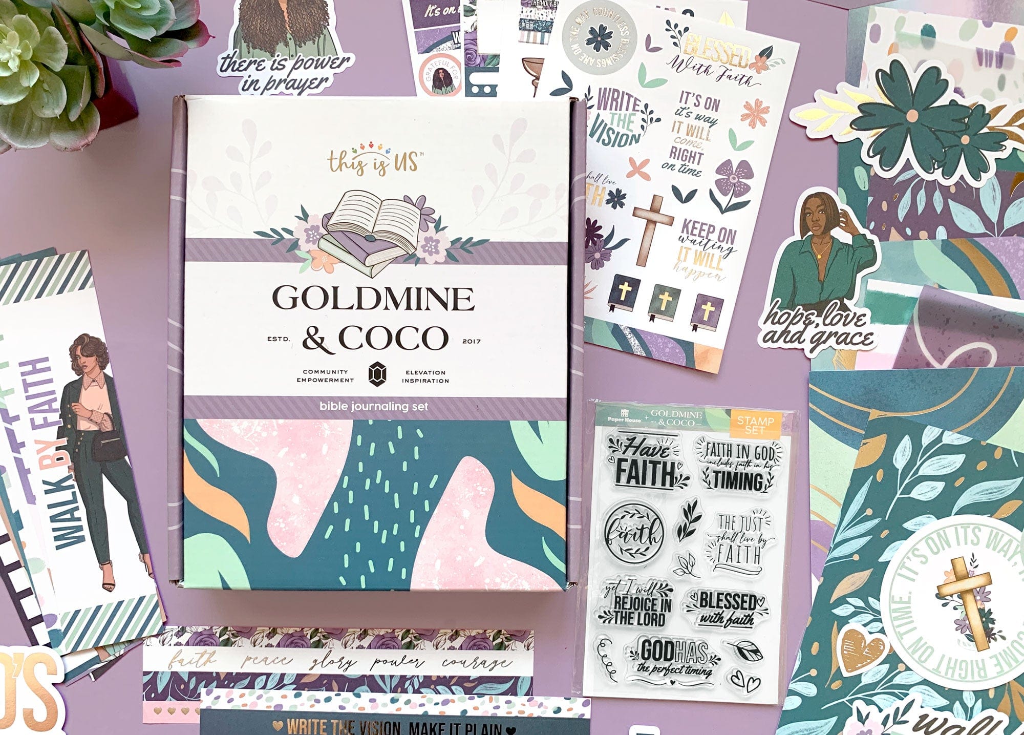 Bible Journaling Craft Kit - Goldmine & Coco