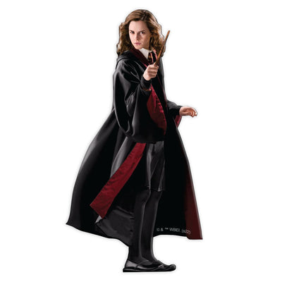fridge magnet featuring Hermoine practicing witchcraft shown on a white background.