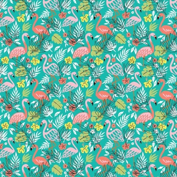 flamingo double sided paper