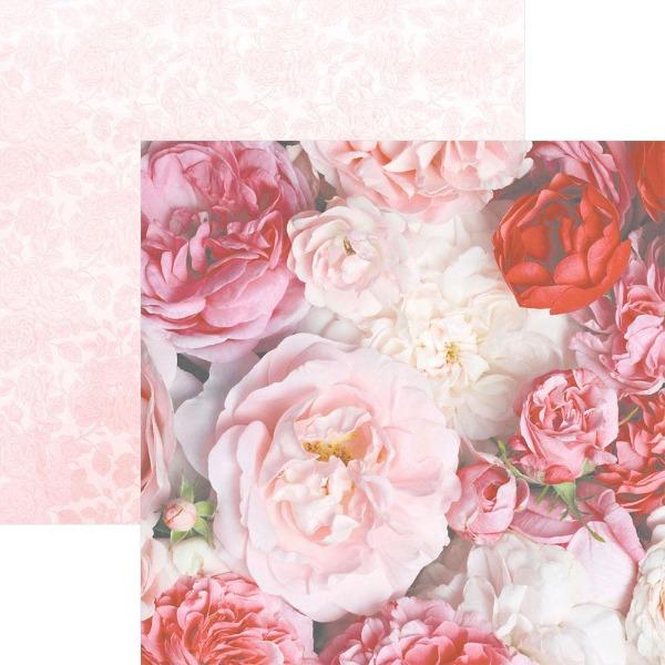 full bloom double sided paper