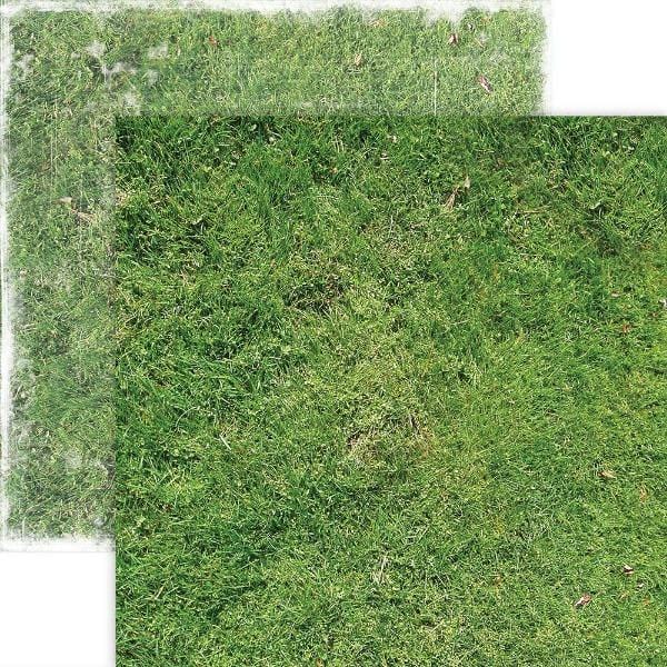 grass double sided paper