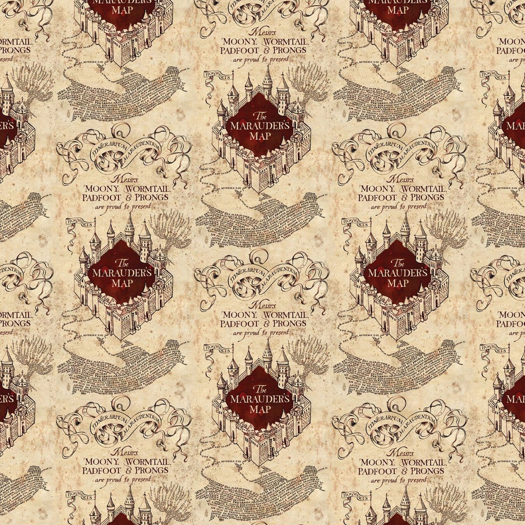 harry potter scrapbook paper image features marauder&