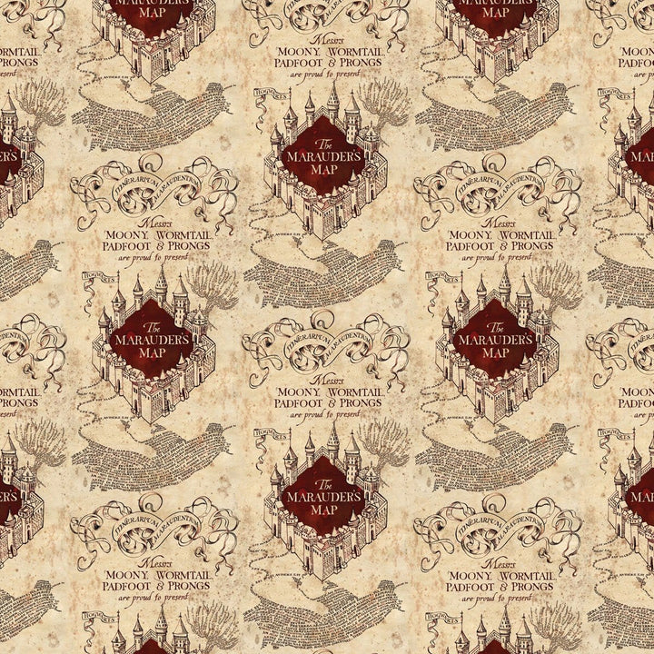 harry potter scrapbook paper image features marauder&