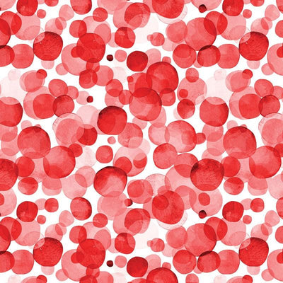 scrapbook paper image features a large red dot pattern.