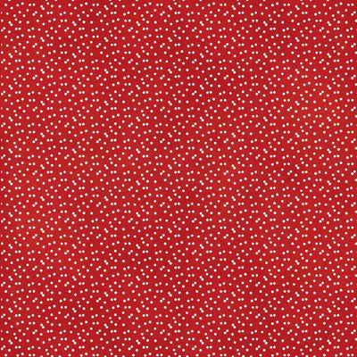 scrapbook paper image features a small white on red dot pattern.